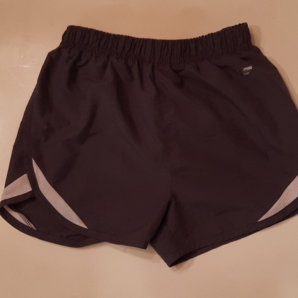 Hind Girl's Athletic Running Shorts Gray Size M (10/12) Elastic Waist